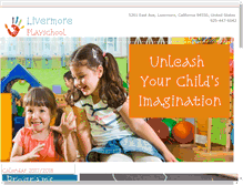 Tablet Screenshot of livermoreplayschool.com